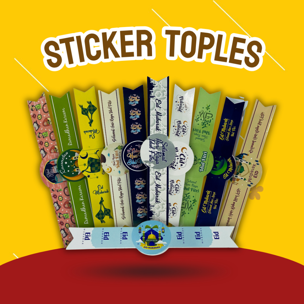 

OBRAL Stiker Toples Edisi Ramadhan - stiker toples idul fitri - sticker hampers ramadhan