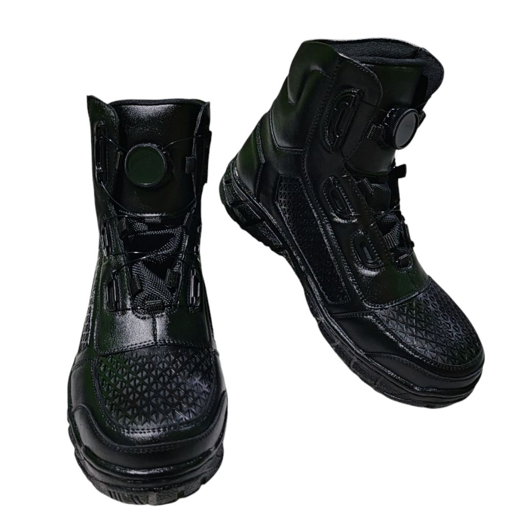 Sepatu, PDL Pendek safety boots. taliputar jaringtawon, Sepatu pria PDL pendek TNI, POLRI,SATPAM,SEC