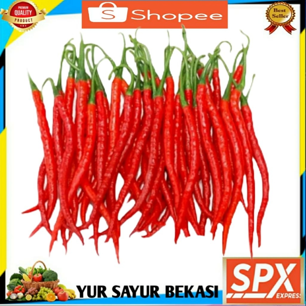 

Cabe /Cabai Merah Keriting Segar.