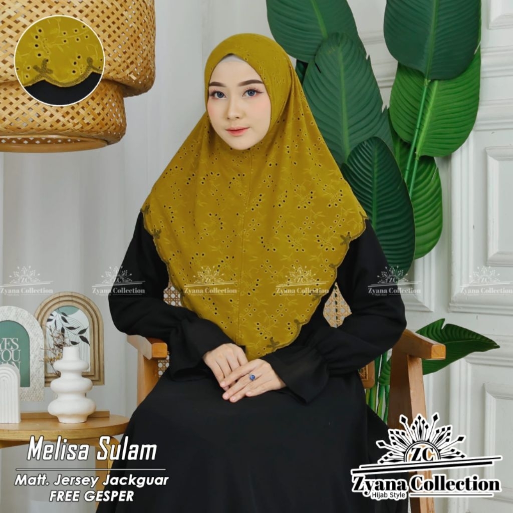Hijab instan Melisa Sulam by zyana