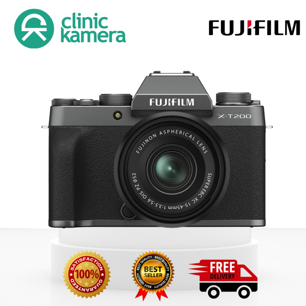 Fujifilm X-T200 Kit 15-45mm OIZ PZ / Kamera Mirrorless Fujifilm X-T200