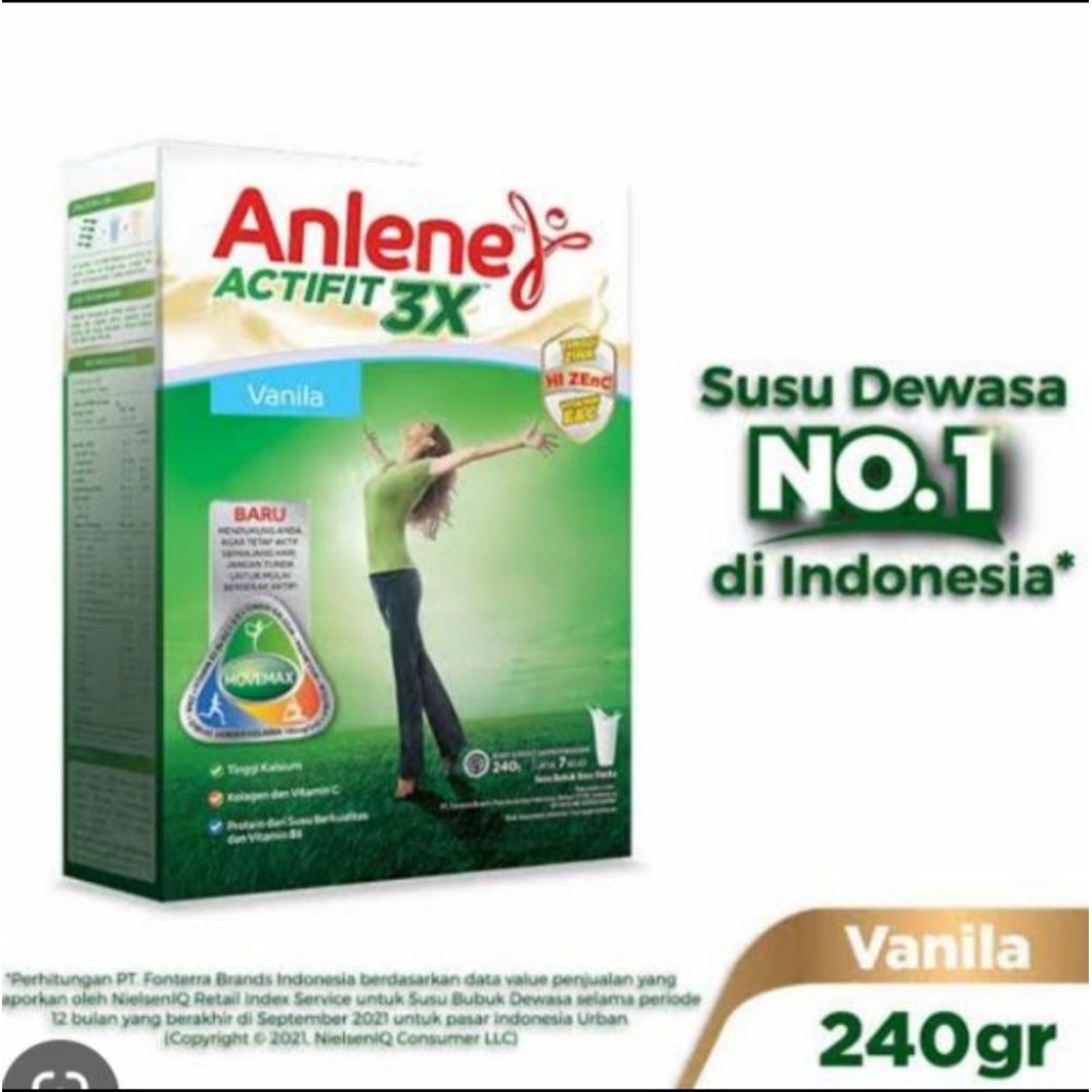 

Susu Anlene Activit3X 240 gram