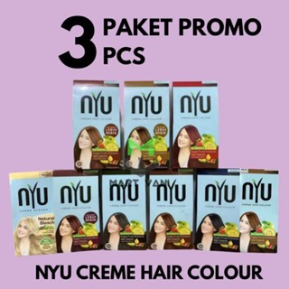 NYU Hair Colour - Nyu Pewarna Rambut for Natural Hair Dyeing