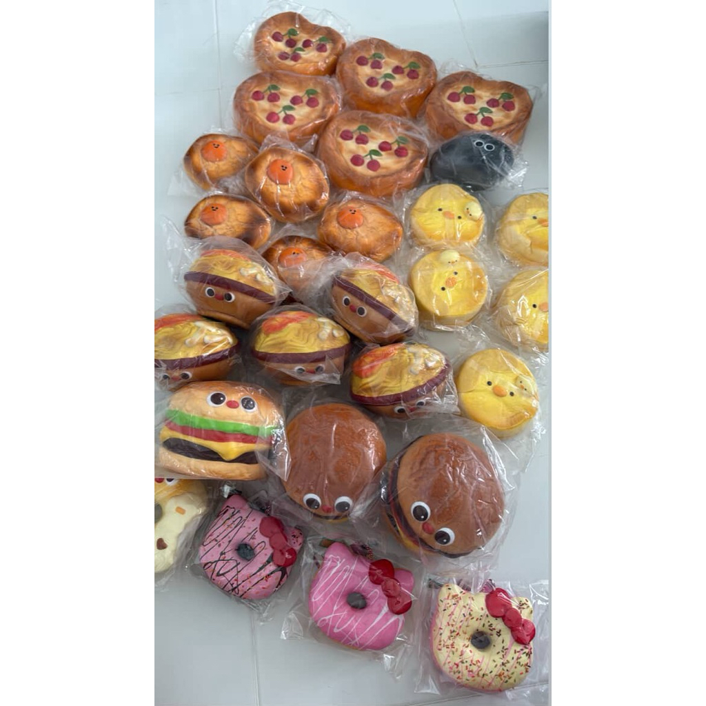 MIDO squishy, CHINA squishy, LISA, bingbing, sweetbuns,lblduo,  red nose squishy, ramen, batu, panca