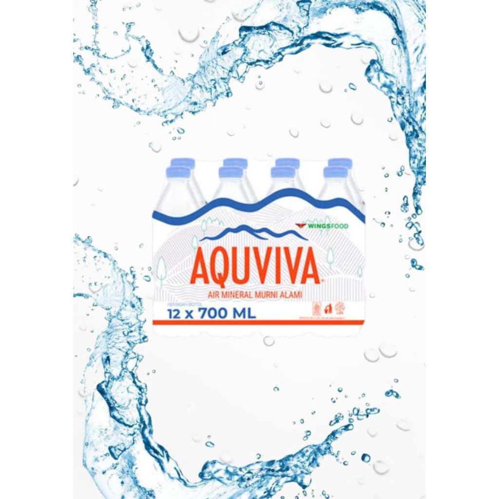 

AQUVIVA Air Botol 700 ml ( 1 pack isi 12 botol )