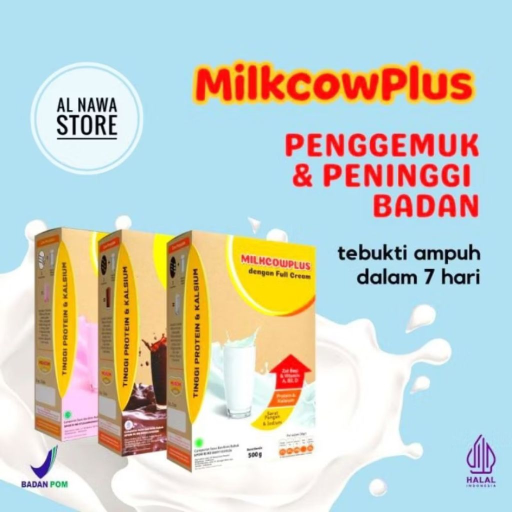 

Grosir Susu Milkcowplus 500 gr Milkcow Plus Susu Peninggi Badan Susu Penggemuk Badan Tinggi Susu High Calsium Tinggi Kalsium Susu Anak Susu Dewasa