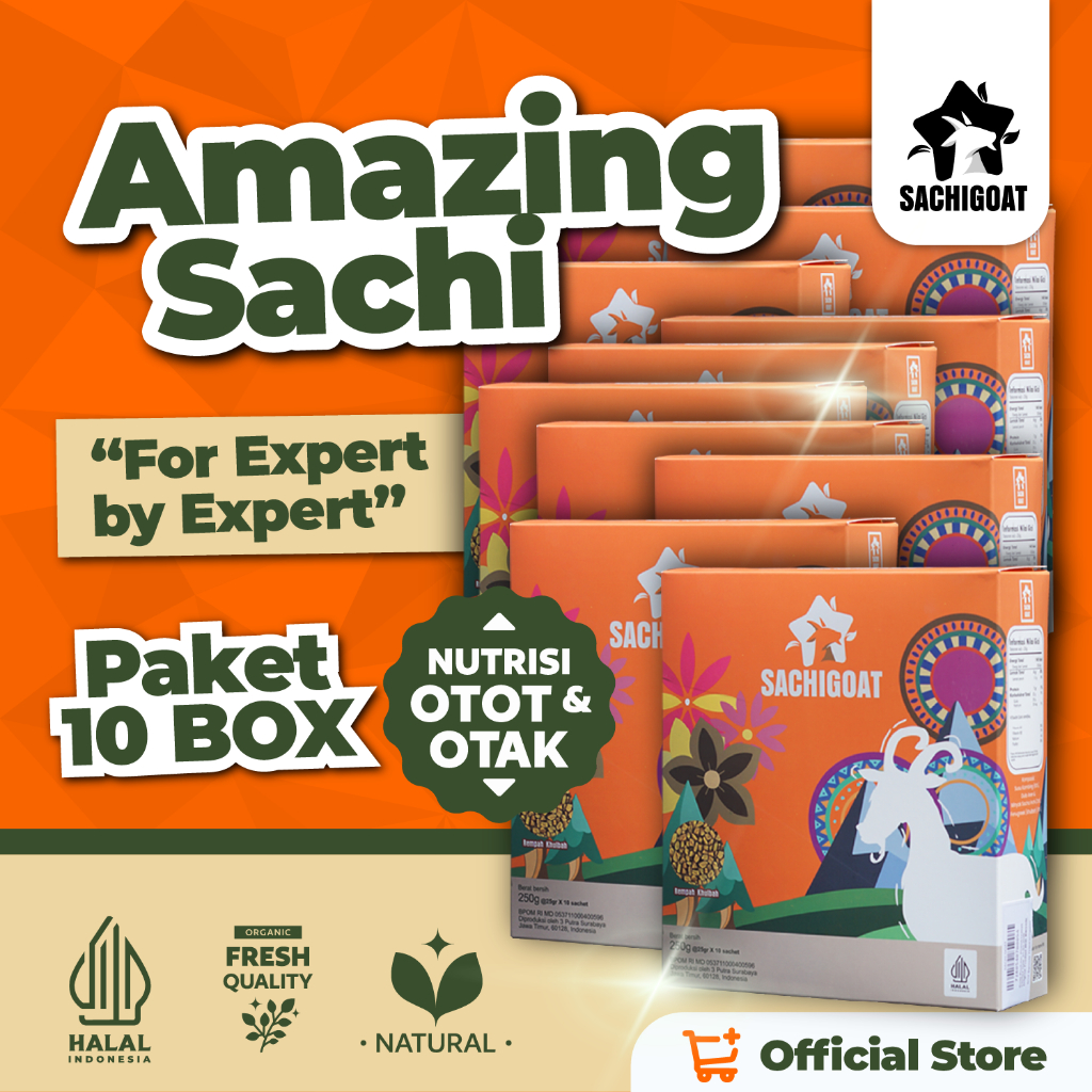 

SACHIGOAT | Amazing Sachi | Paket 10 Box (@250g)