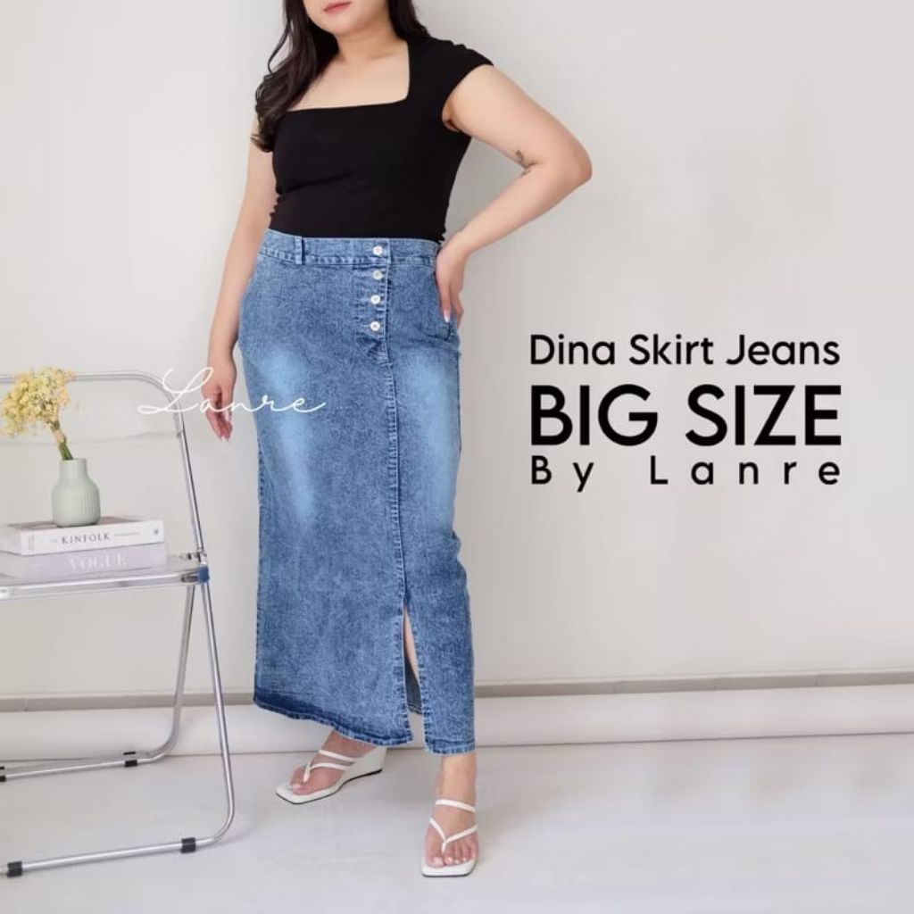 Rok Jeans Super Jumbo Terlaris