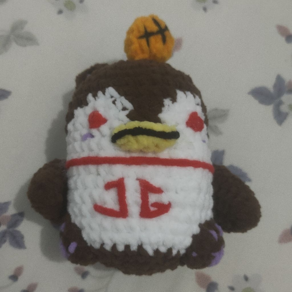 boneka rajut guinzly mascot