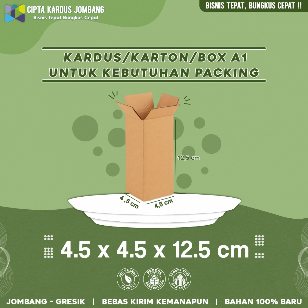 

Kardus Packing 4,5x4,5x12,5 | Box packing | Karton Packing