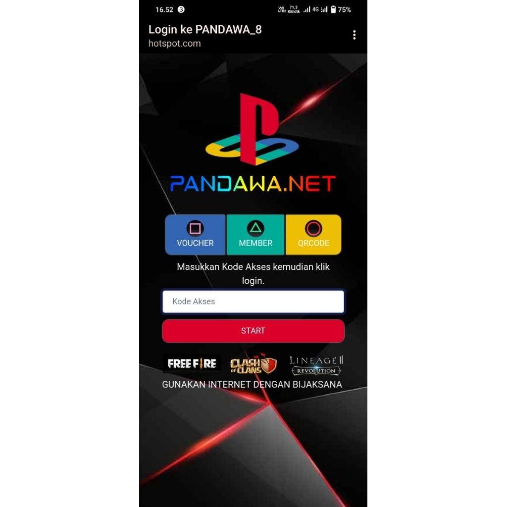 AKSES PANDAWA NET 1 Bulan UNLIMITED