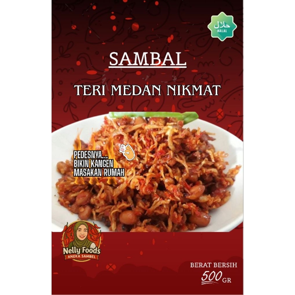 

sambel teri medan nikmat by nellysfood