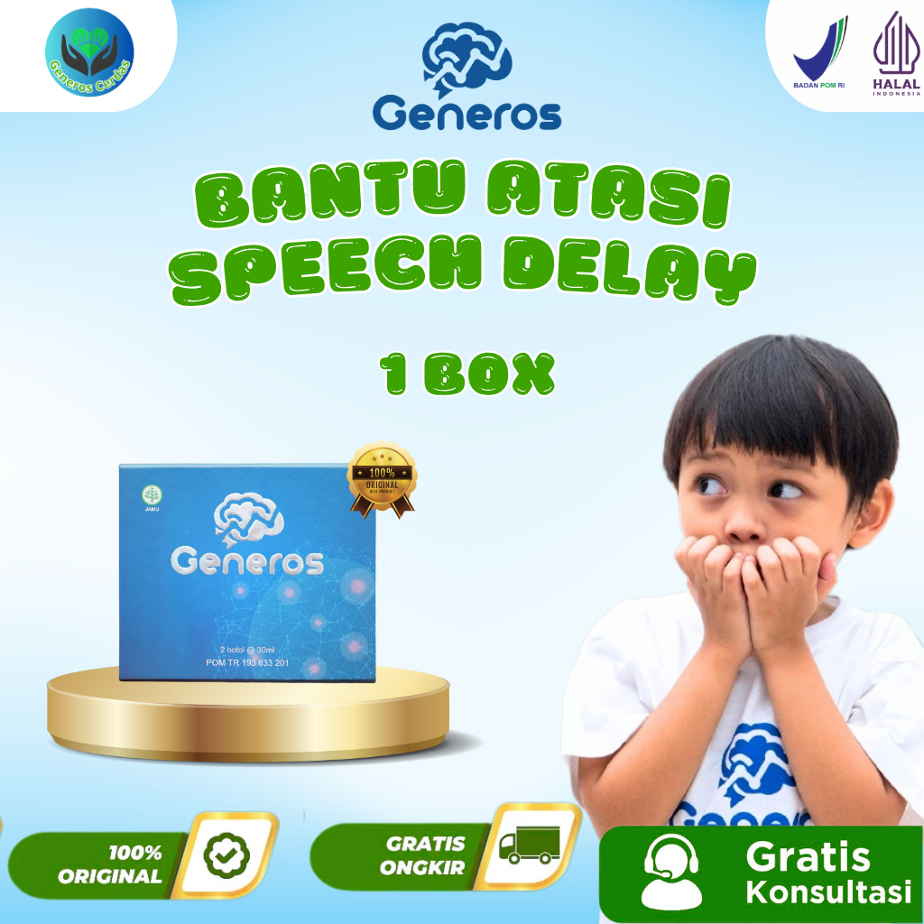 

Generos - Vitamin Anak Untuk Mengatasi dan Mencegah Speech Delay 1 Box