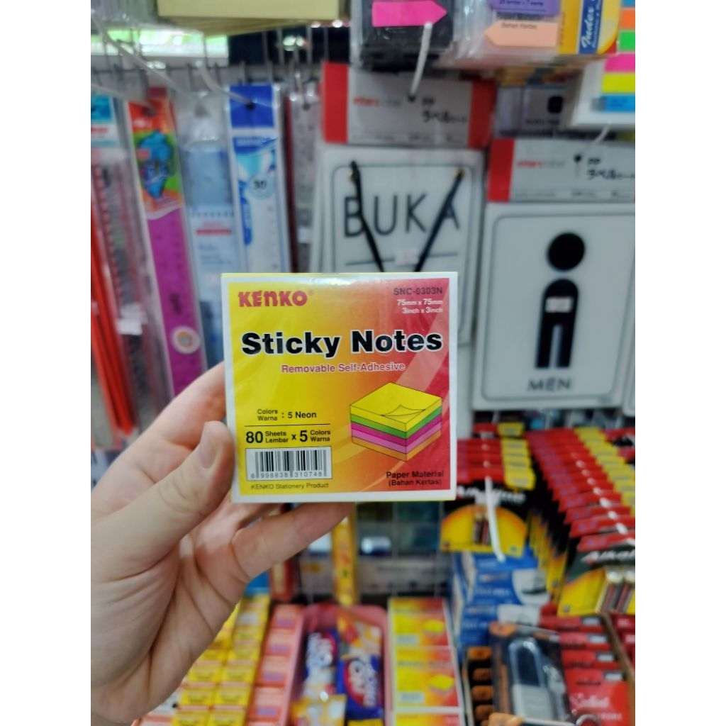 

Memo Pad Kenko 3 x 3 ( 400 lembar)