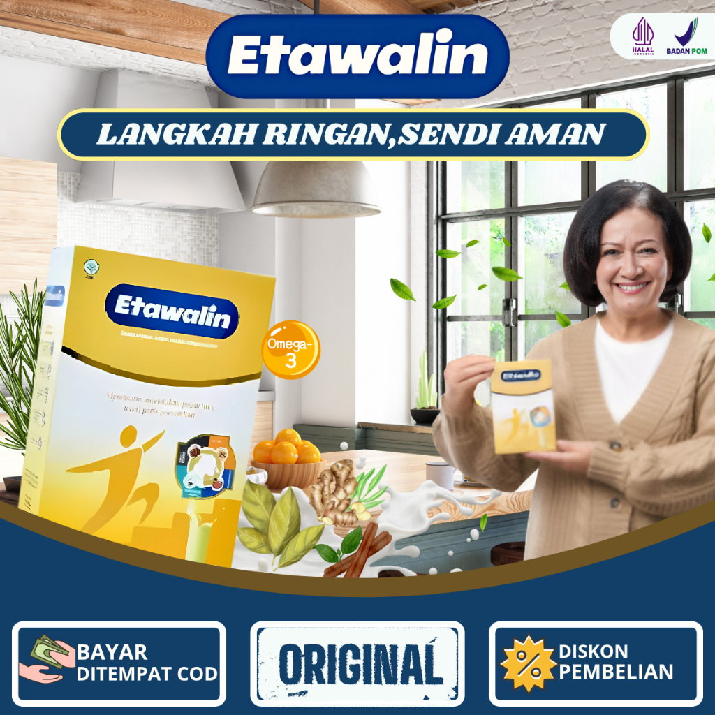 

Etawalin Susu Kambing Etawa Solusi Nyeri Sendi Pegal Linu Asam Urat Kebas Kesemutan BPOM 1 Box