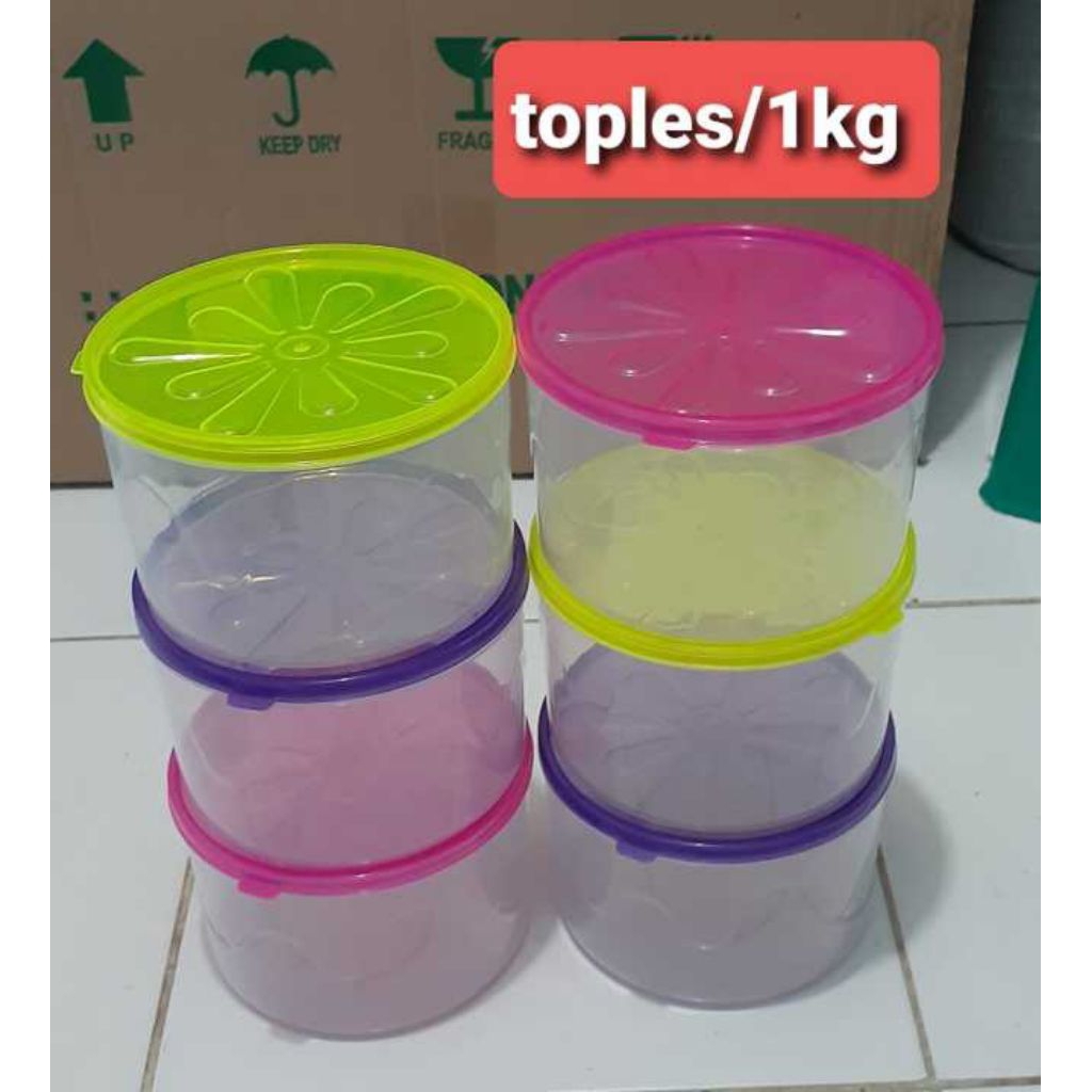 TOPLES BULAT 1 KG KMP MUTIARA / TOPLES BULAT 1,5 KMP MUTIARA / TOPLES BENING MURAH TRANSPARAN