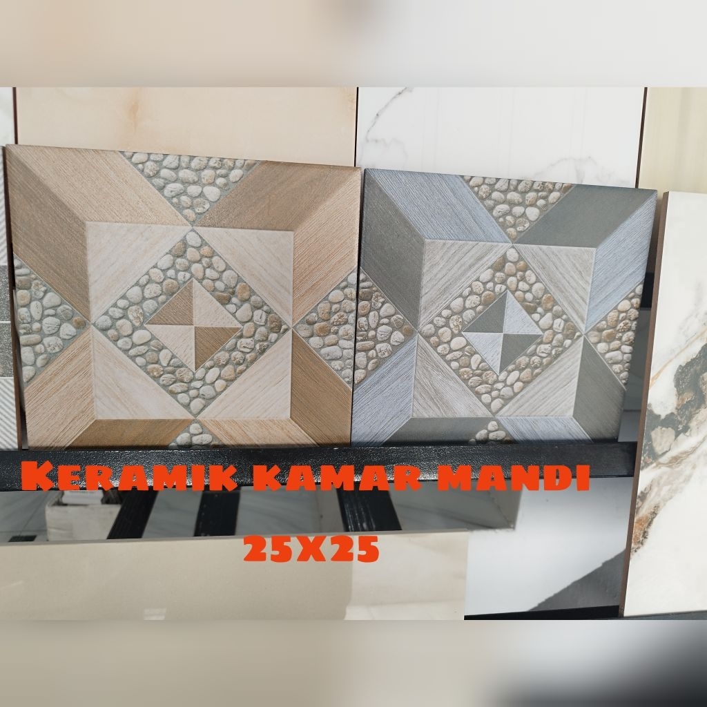 (Medan)KERAMIK LANTAI KAMAR MANDI 25x25/30 MIX FREE ANTAR MEDAN