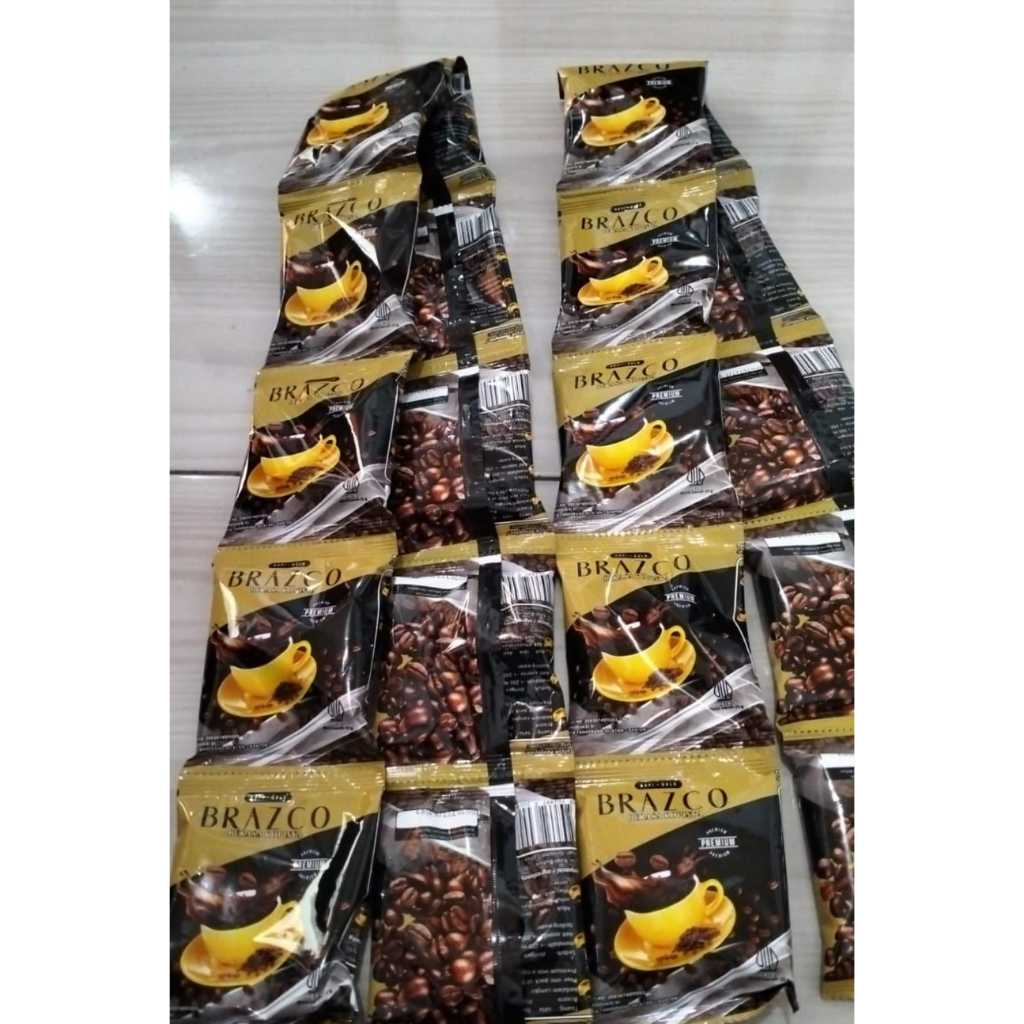 

Kopi Brazco Plus Gula Robusta Sebenarnya Di Secangkir Kopi BRAZCO Original Isi 12 Renceng