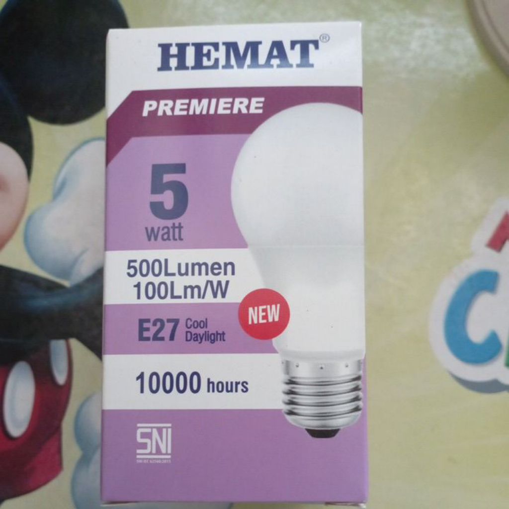 LED HEMAT PREMIERE 5W NEW LAMPU LED HEMAT