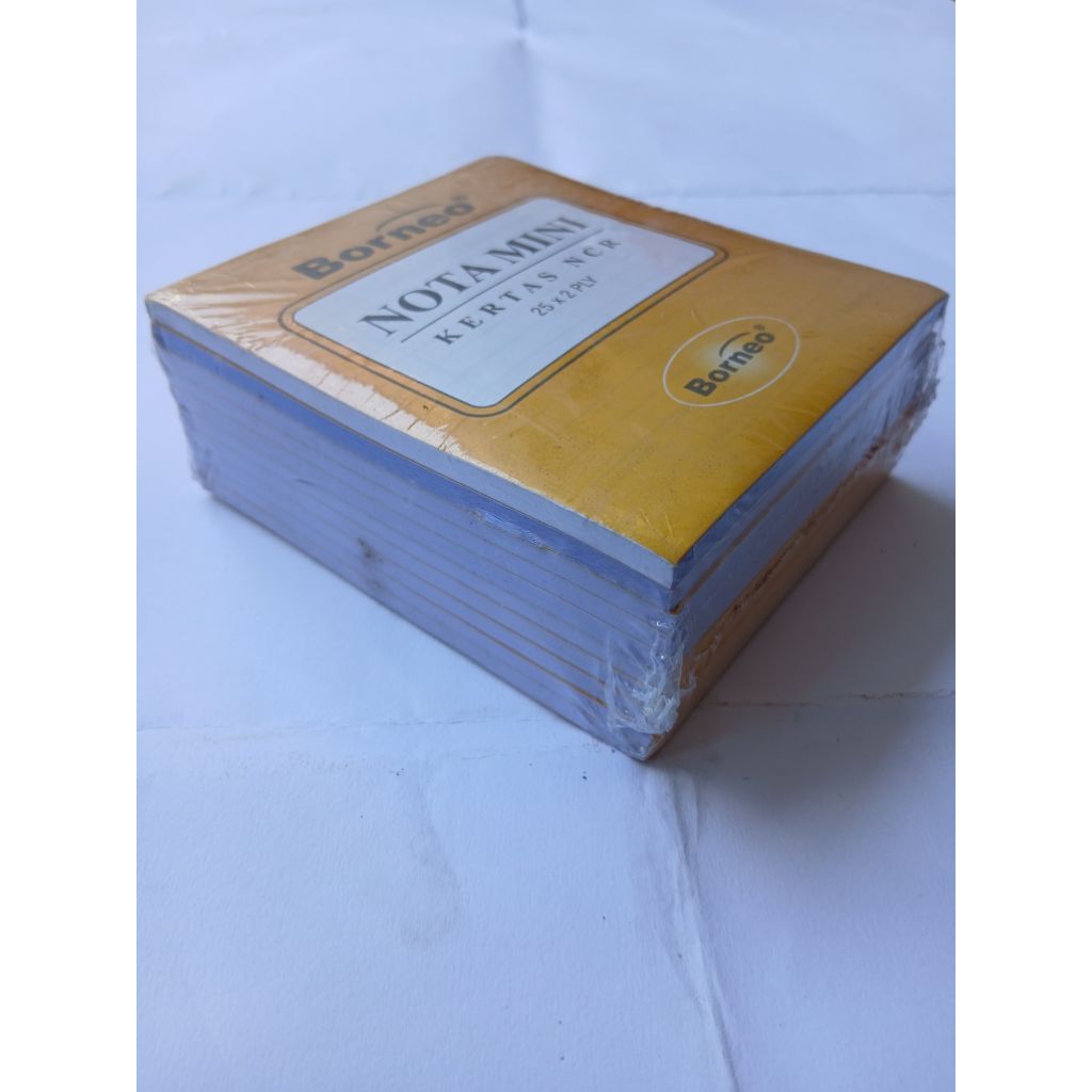 

Nota Mini 2 Rangkap. Merk Borneo. 1 Pak Isi 10 Pcs