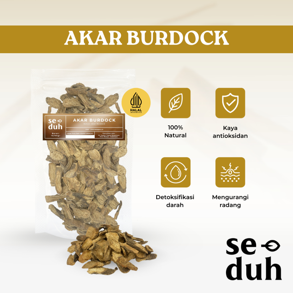 

Seduh Burdock Root / Akar Burdock / Herbal Roots
