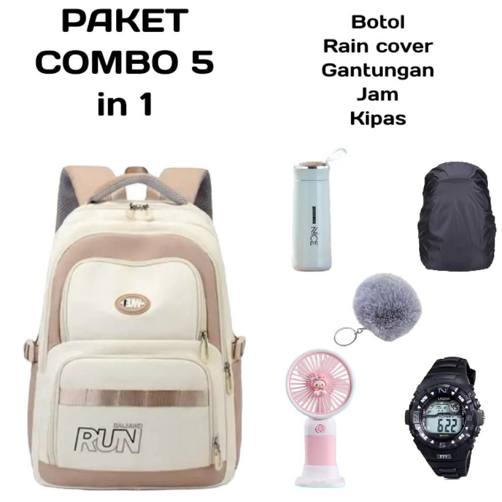 TAS RANSEL ANAK SEKOLAH LAKI-LAKI UNTUK ANAK SD SMP SMA KAPASITAS BESAR ANTI AIR