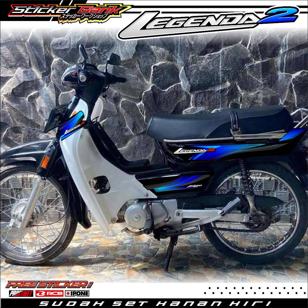 STRIPING VARIASI HONDA ASTREA LEGENDA ORI / STICKER LIST VARIASI MOTOR ASTREA LEGENDA
