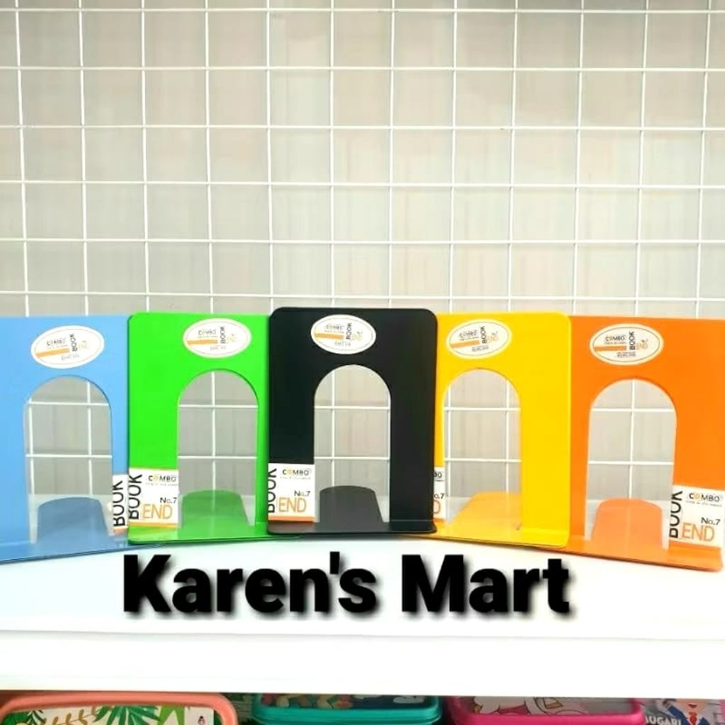 

#Penyanggah Buku Besi || Pembatas Buku Combo Book End No. 7