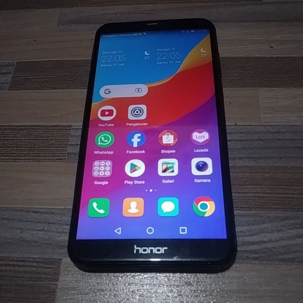 HP HONOR 7A RAM 3/32 GB NORMAL DAN SIAP PAKAI