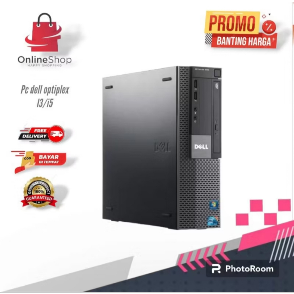 KOMPUTER PC DELL OPTIPLEX 3046 CORE I3 GEN 6 SECOND NORMAL