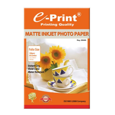 

PAPER INKJET E-PRINT F4/50SH 108GSM