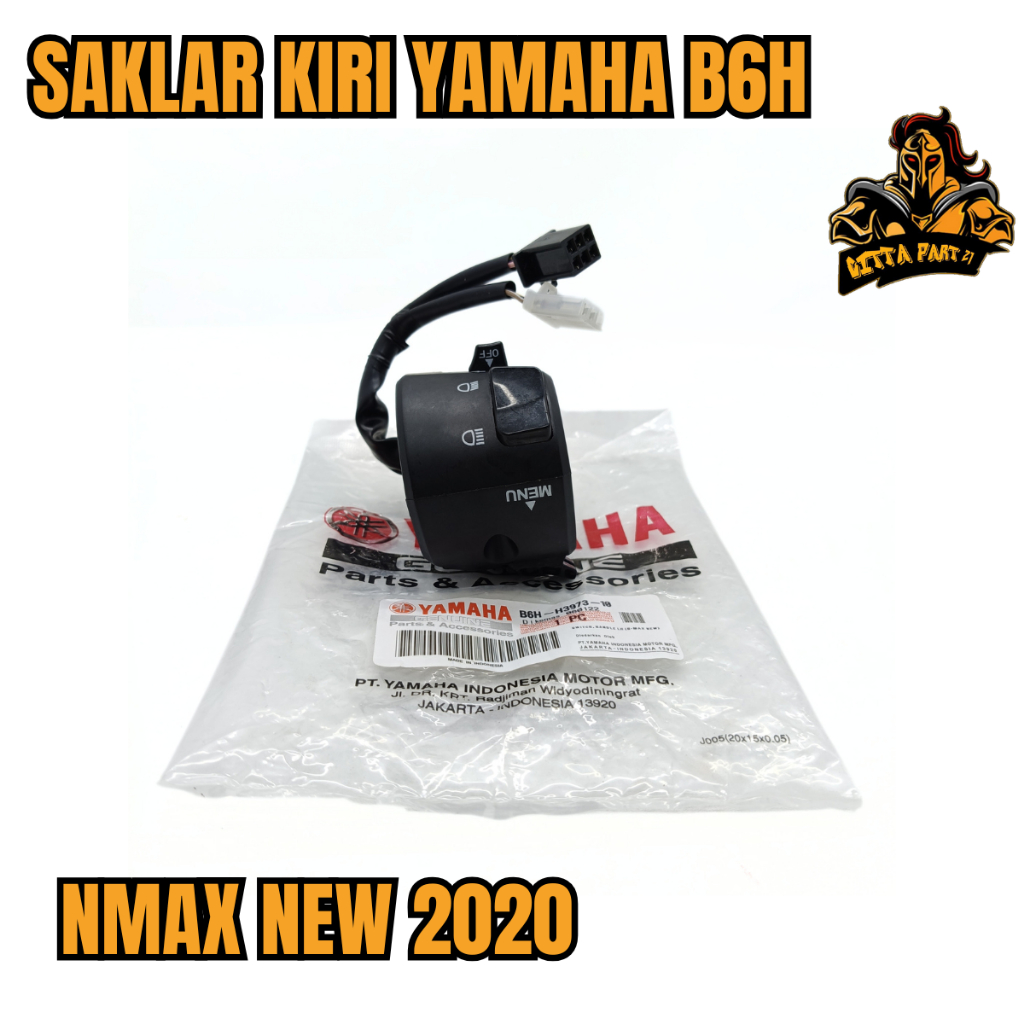 ASLI ORIGINAL SAKLAR KIRI YAMAHA YGP B6H NMAX NEW 2020