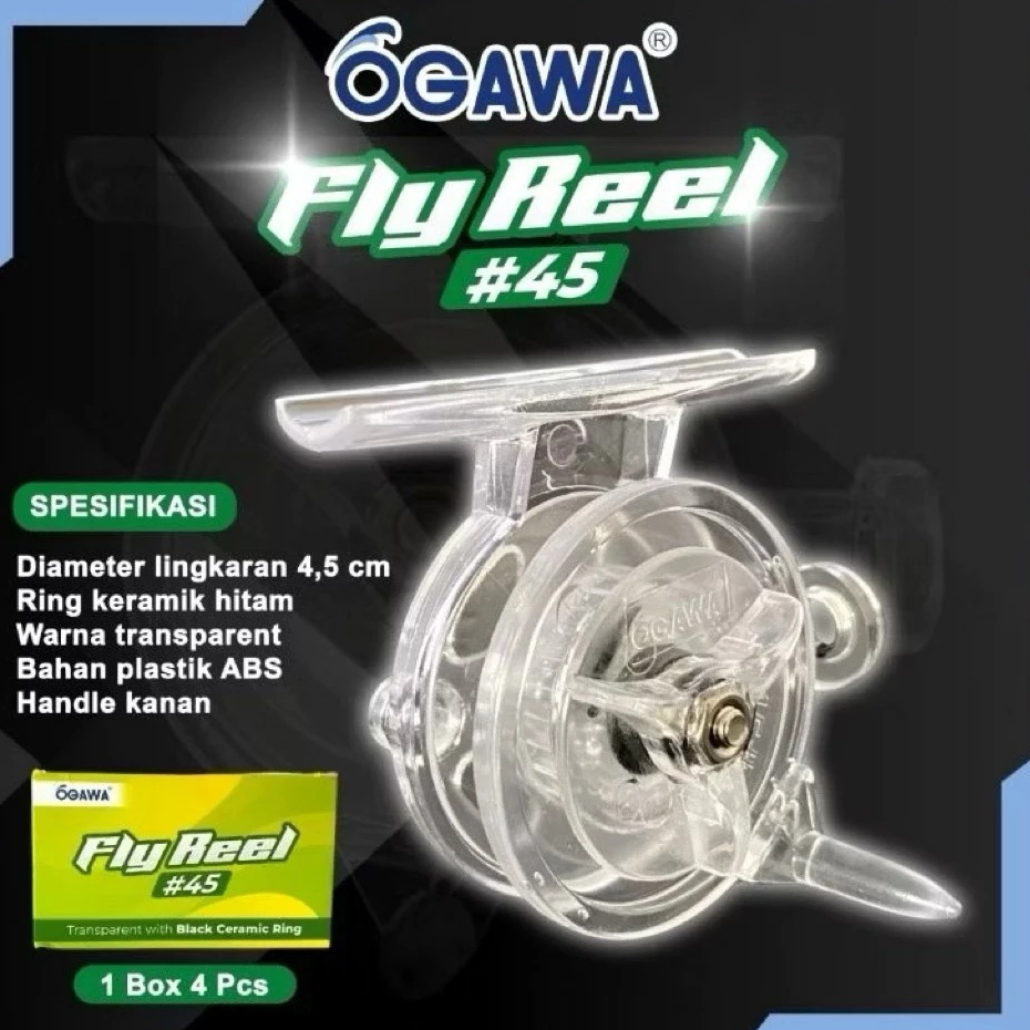 Tokos Ogawa Fly Reel #45 Transparan