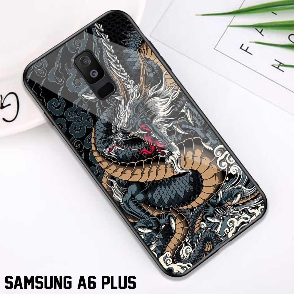 Case Samsung A6 Plus Casing Samsung A6 Plus [DRAGONM08] Case Glossy Case Aesthetic Custom Case Anime