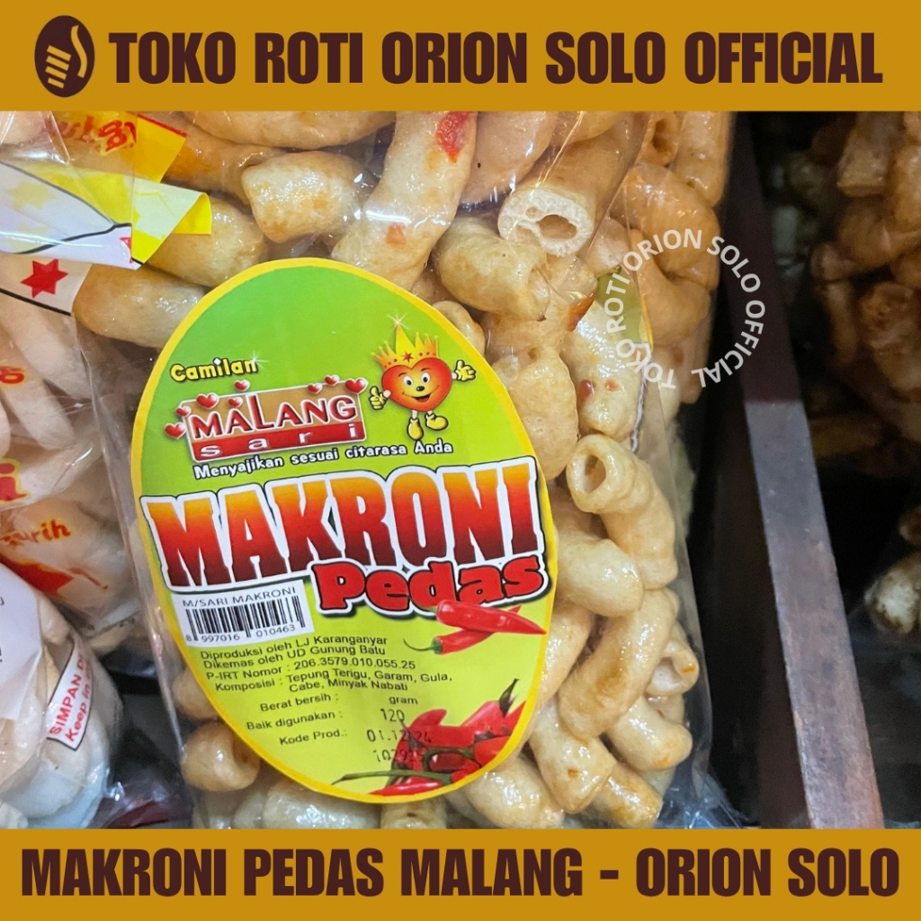 

Makroni Malang Sari - Makruni Solo - Orion Solo