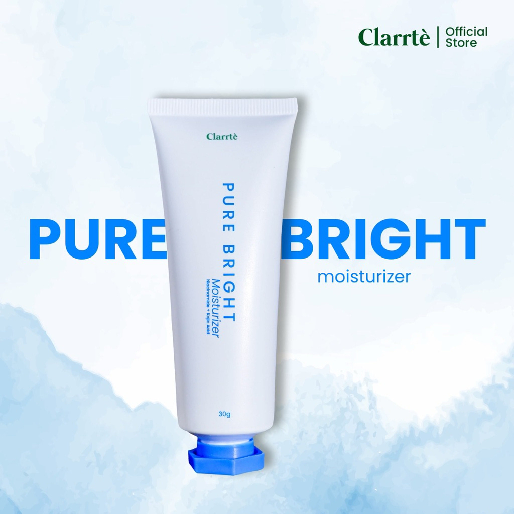 Clarrte Pure Bright Moisturizer – Pelembap Wajah Brightening untuk Kulit Lebih Cerah Pelembap Harian