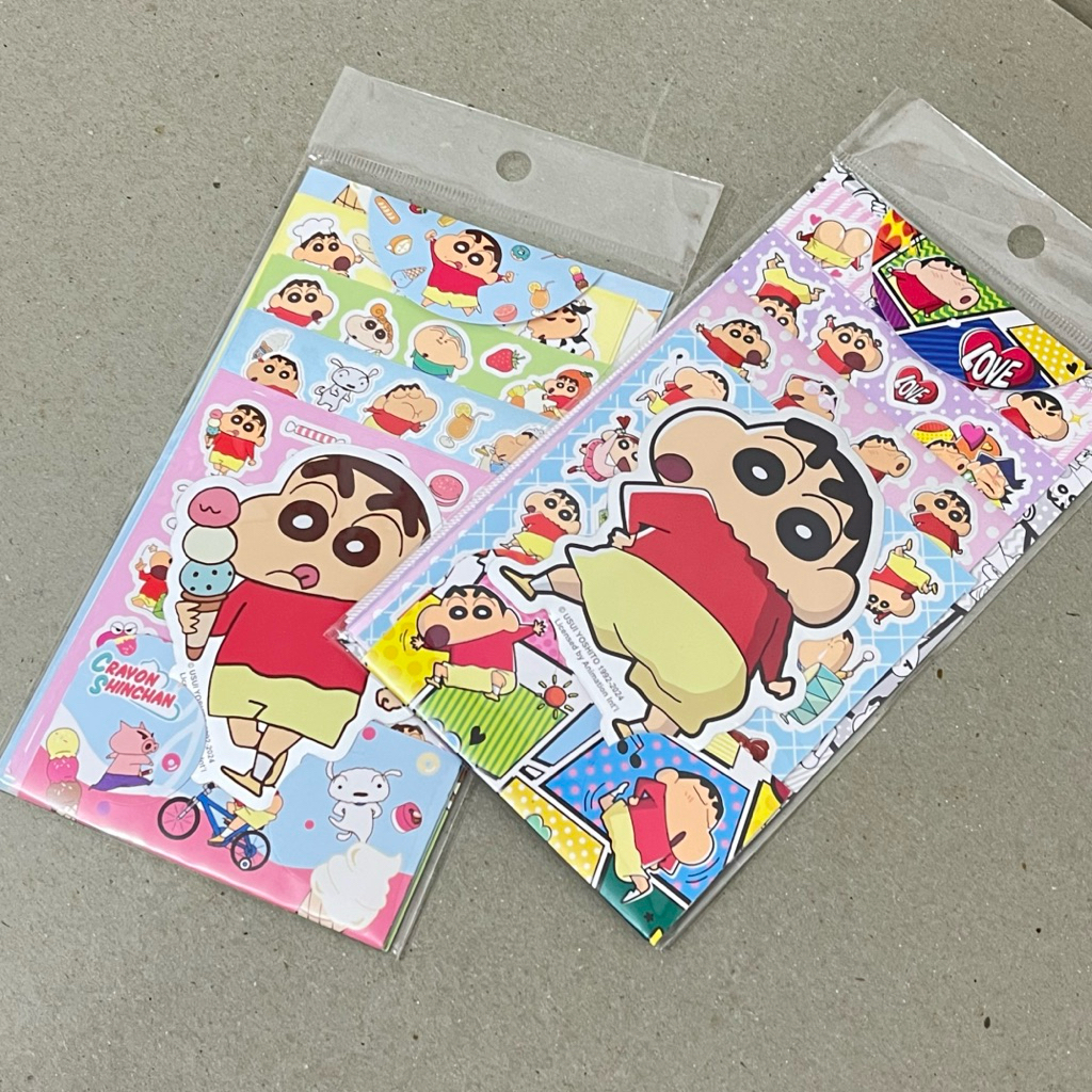 

Stiker Shinchan / Stiker Sinchan / Stiker Shincan / Stiker Sincan / Isi 8 Lembar + 1 Shinchan besar