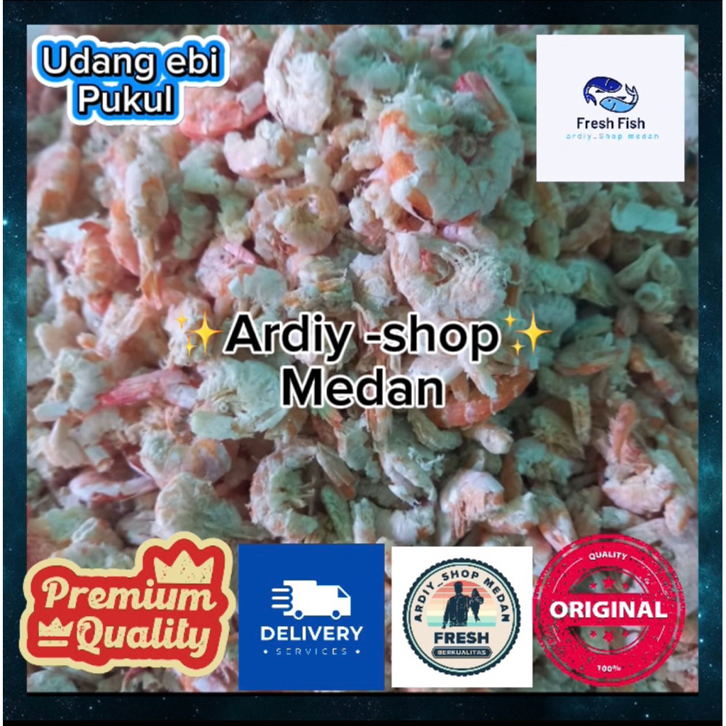 

ebi kering super halus enak khas Sumatra utara