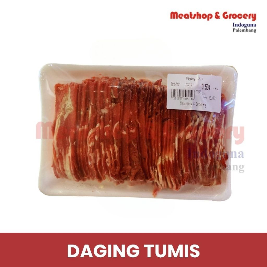 

Daging Sapi Tumis 500gr Halal - Meatshop Indoguna Palembang