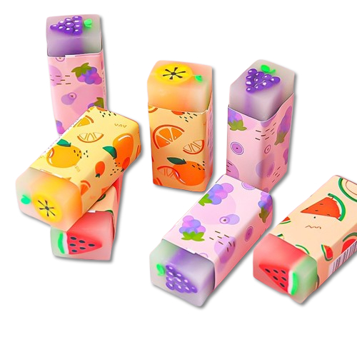 

BY Penghapus Pensil Motif Buah Lucu Karet Warna Warni 1 Pcs Eraser Perlengkapan Sekolah