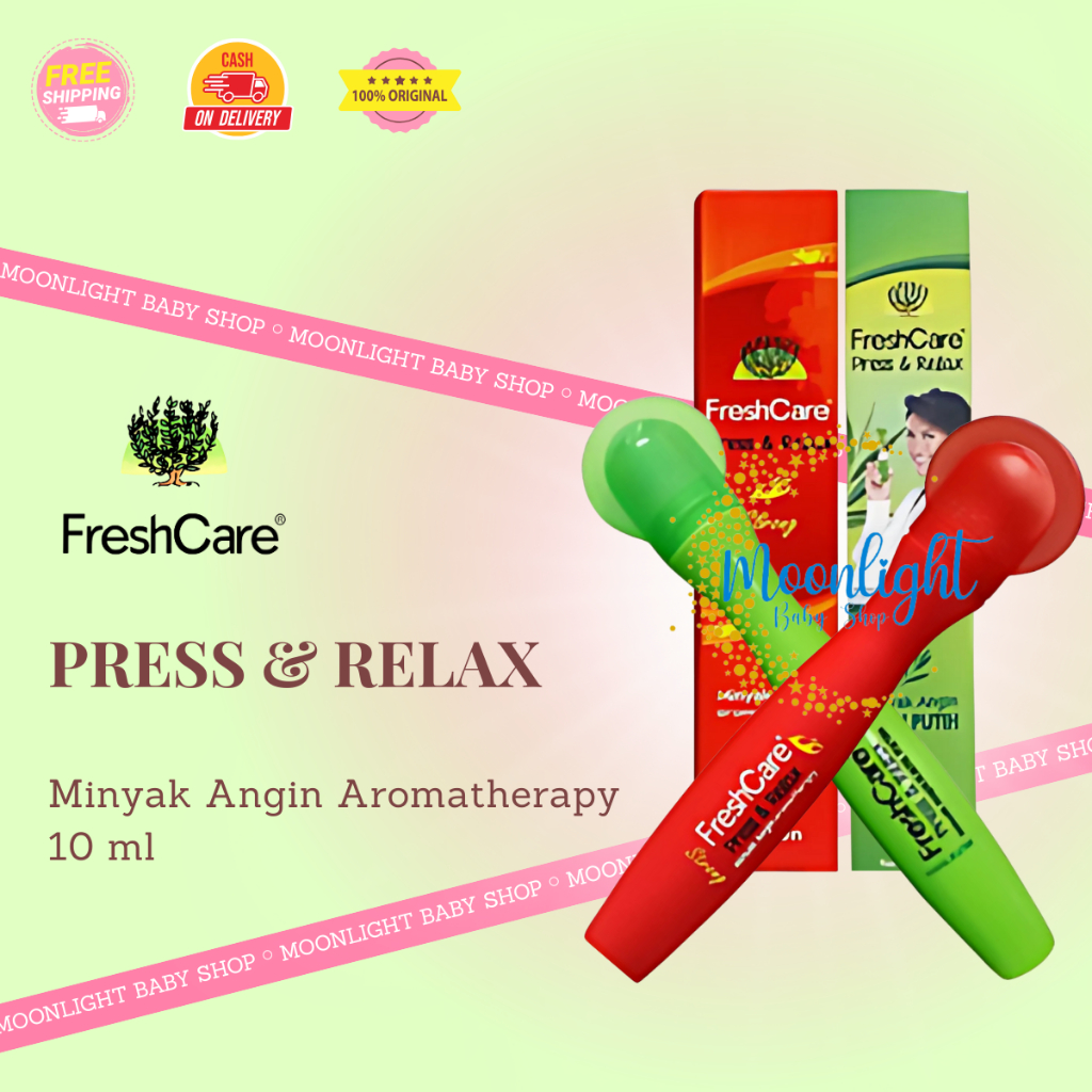 Freshcare Press & Relax Strong Fresh Care Minyak Kayu Putih MKP Bisa Kerok dan Roll on