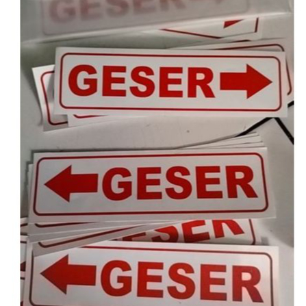 

Sign Label Sticker Pintu Geser kanan kiri 17 x 5 Cm ready stok