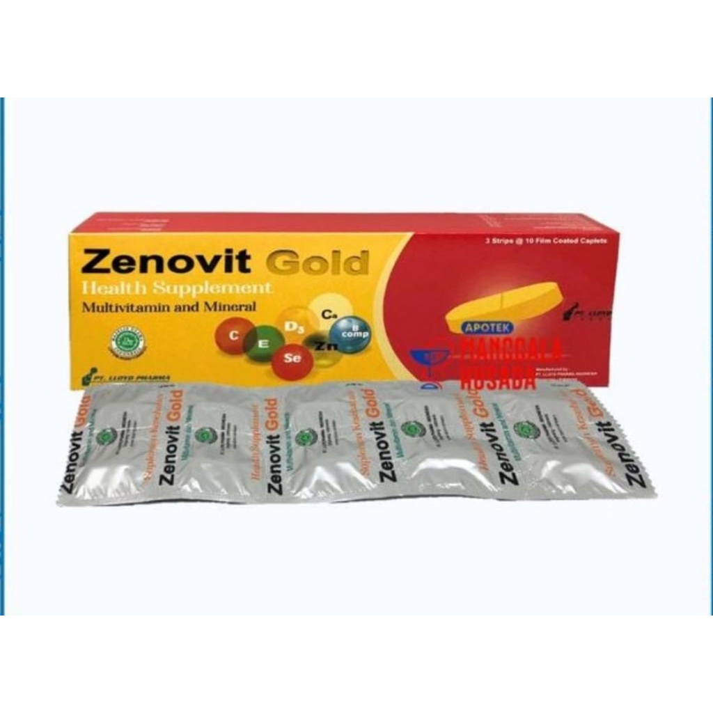 ZENOVIT GOLD ORIGINAL  strip isi 10 kapsul