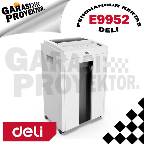Deli Paper Shredder E9952 Mesin Penghancur Kertas 23L Garansi Resmi - Mesin Penghancur Kertas Deli E