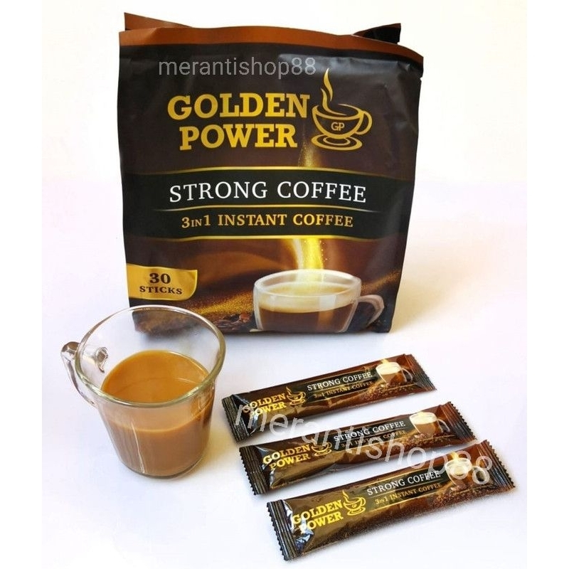 

[oddsolshop] pekanbaru/Golden Powder Strong Coffee 30 PCS 20GR
