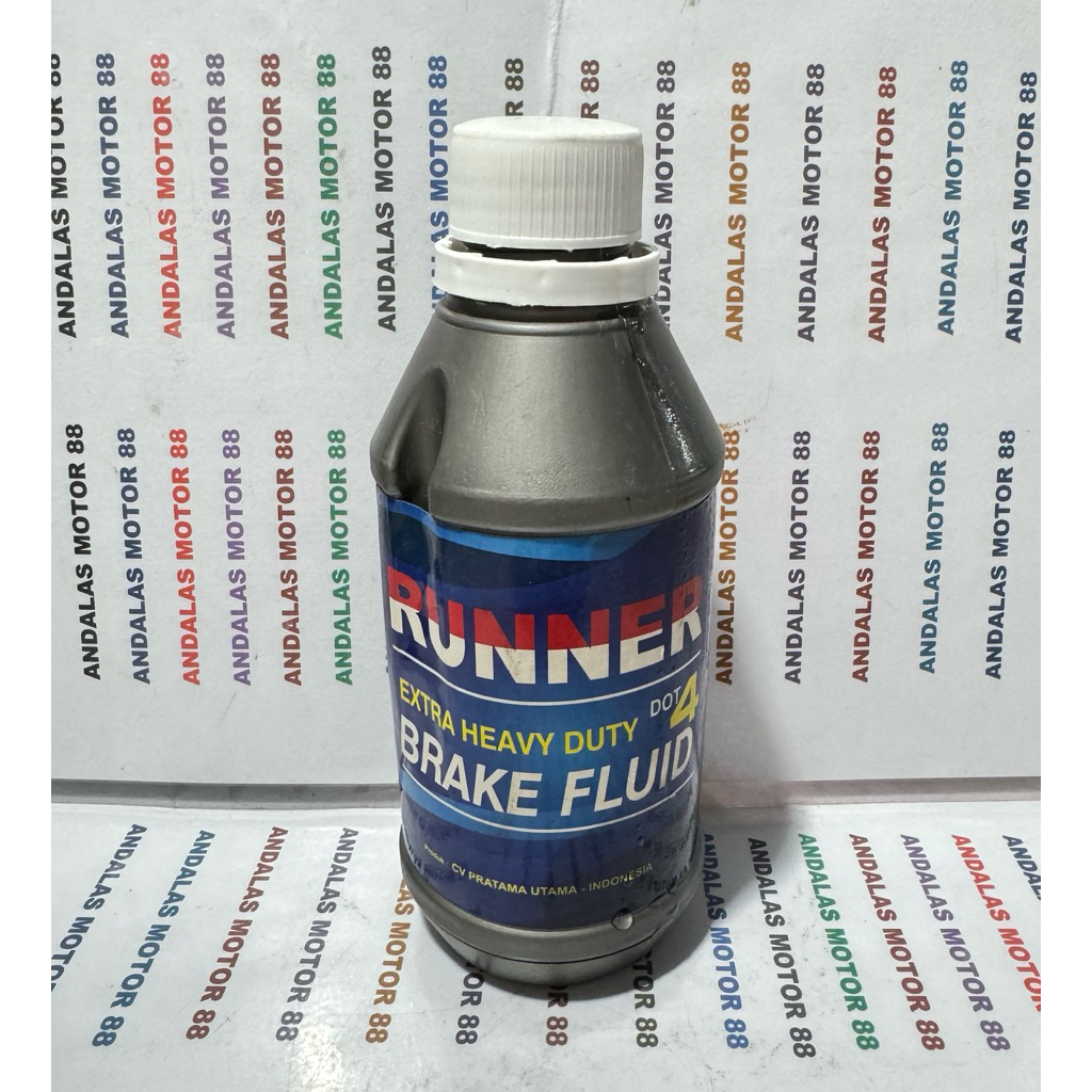 MINYAK REM RUNNER DOT 4 BRAKE FLUID 300 ML PUTIH