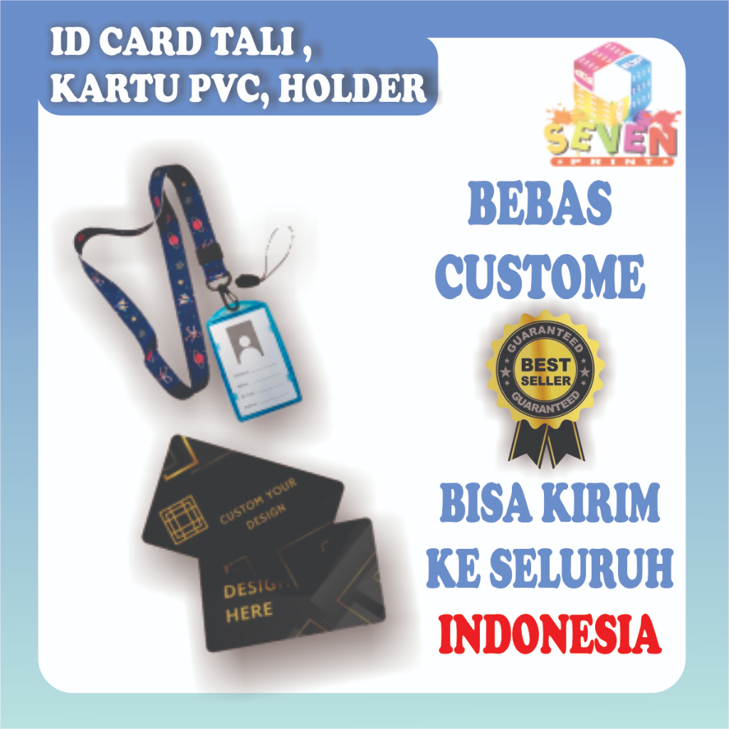 

Holder Id card Plus Tali Metalik - Hitam