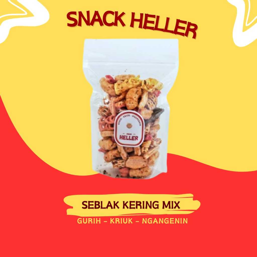 

Snack Heller Seblak Kering Mix Cemilan Pedas 120gr