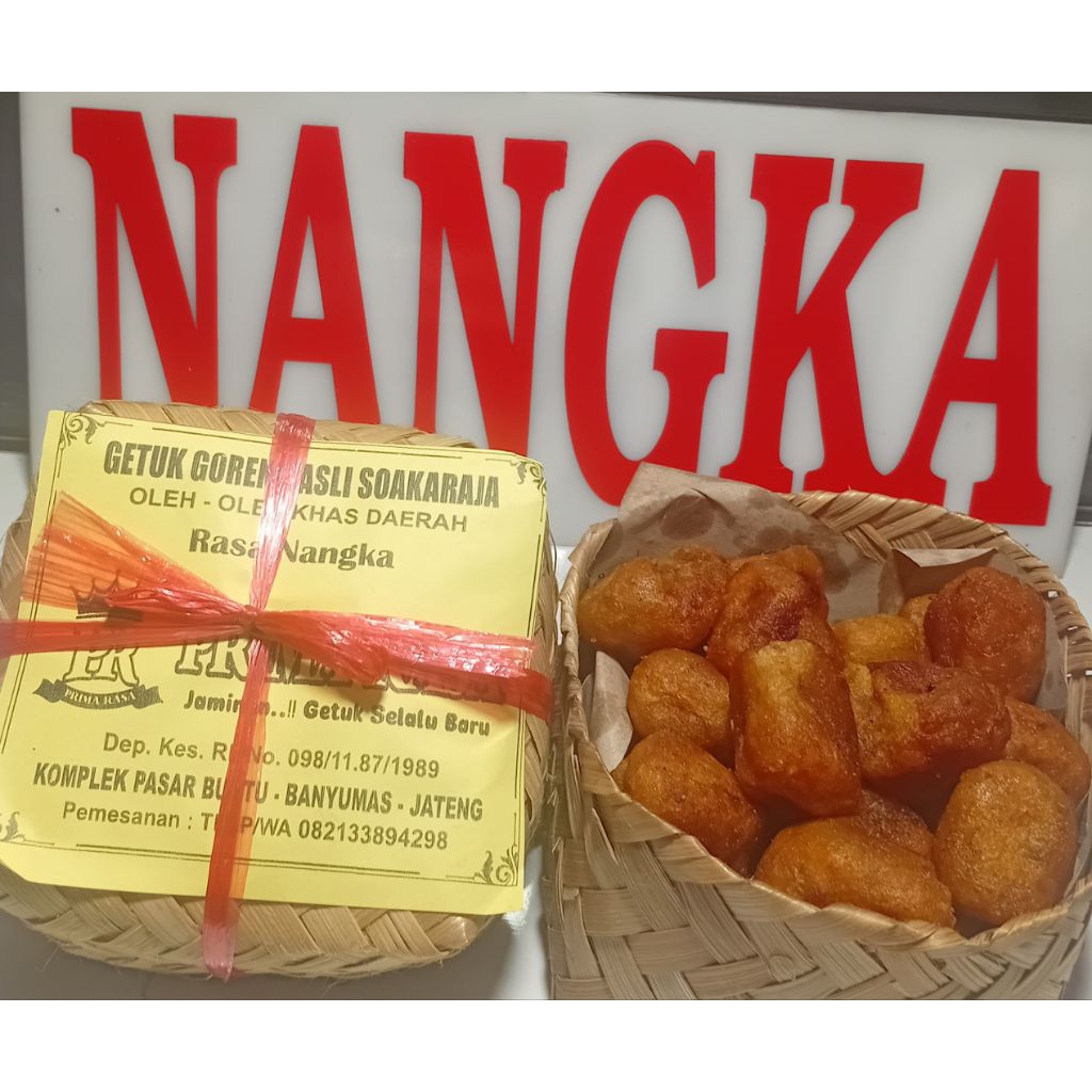 

getuk goreng sokaraja rasa nangka 350 gram100% fress baru digoreng