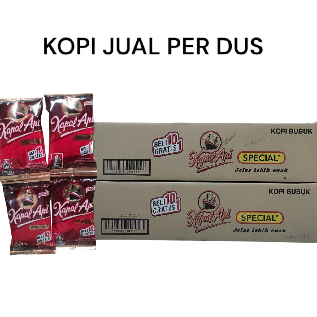 

jual per dus ANEKA KOPI , KA MINI, LUWA DLL